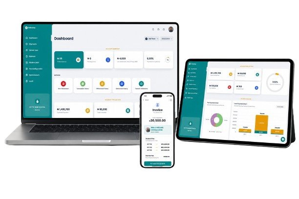 PottoPay payment dashboard on mobile and desktop