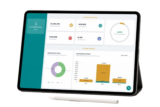 PottoPay school payment dashboard